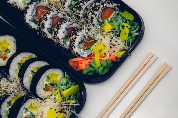 sushi Jaapani dieedi jaoks